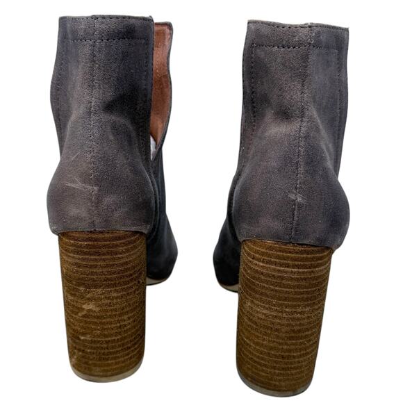 Jeffrey Campbell Oath Peep‎ Toe 4" Stacked Heel 7.5 M - Picture 4 of 9